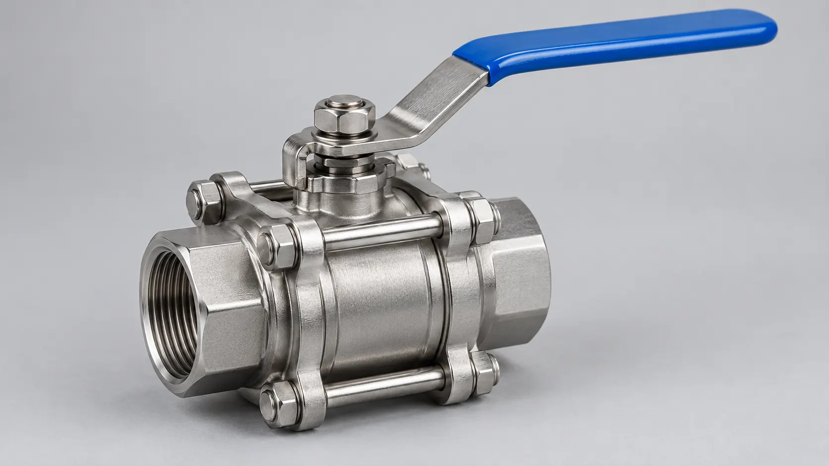 Stainless Steel Ball Valve – 3 Piece, Full Bore